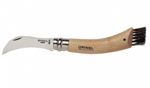 Нож Opinel Nature №8 нерж. (грибной с кисточкой)